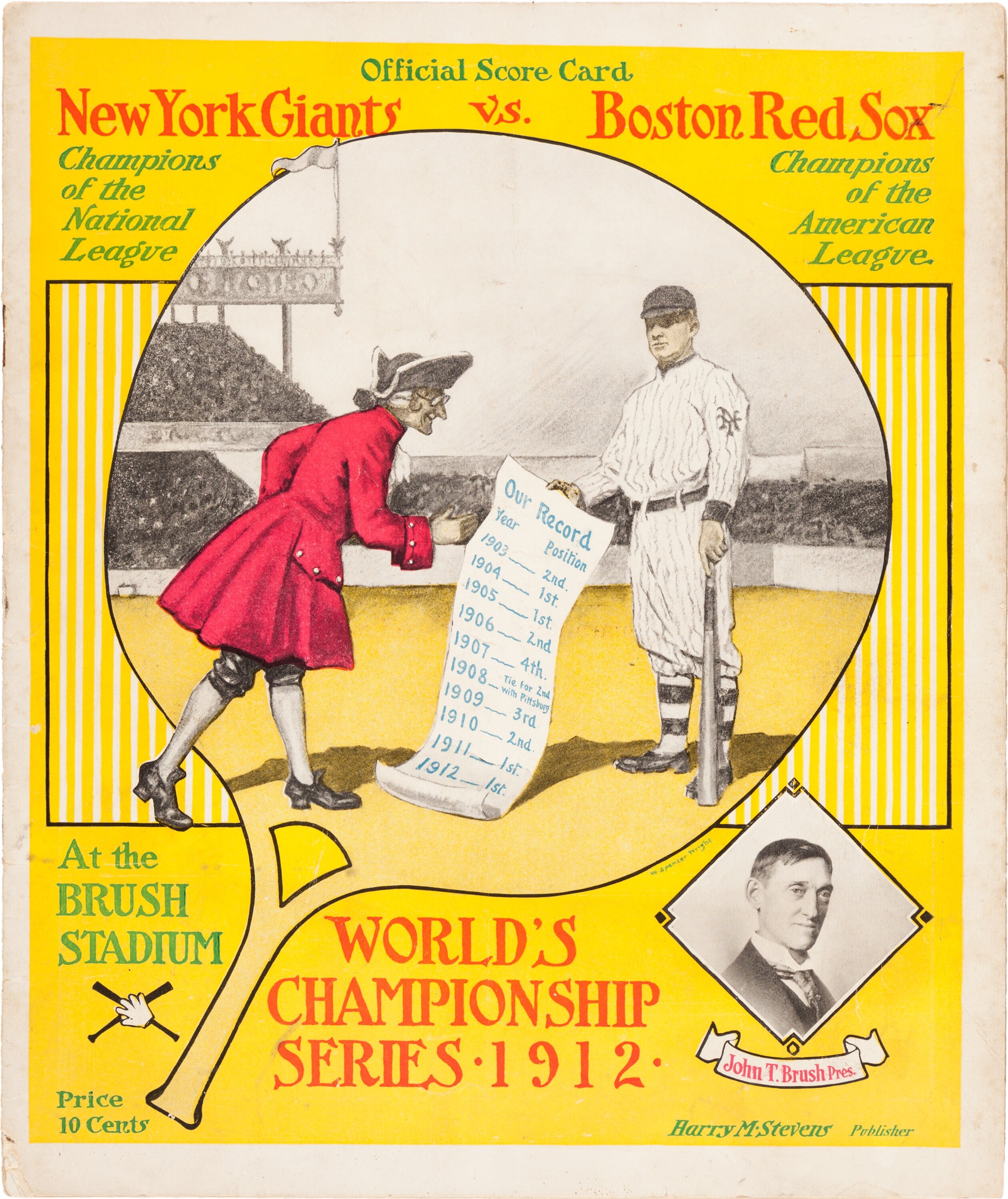 Rare Pittsburgh Program from the First World Series in 1903 Being Sold