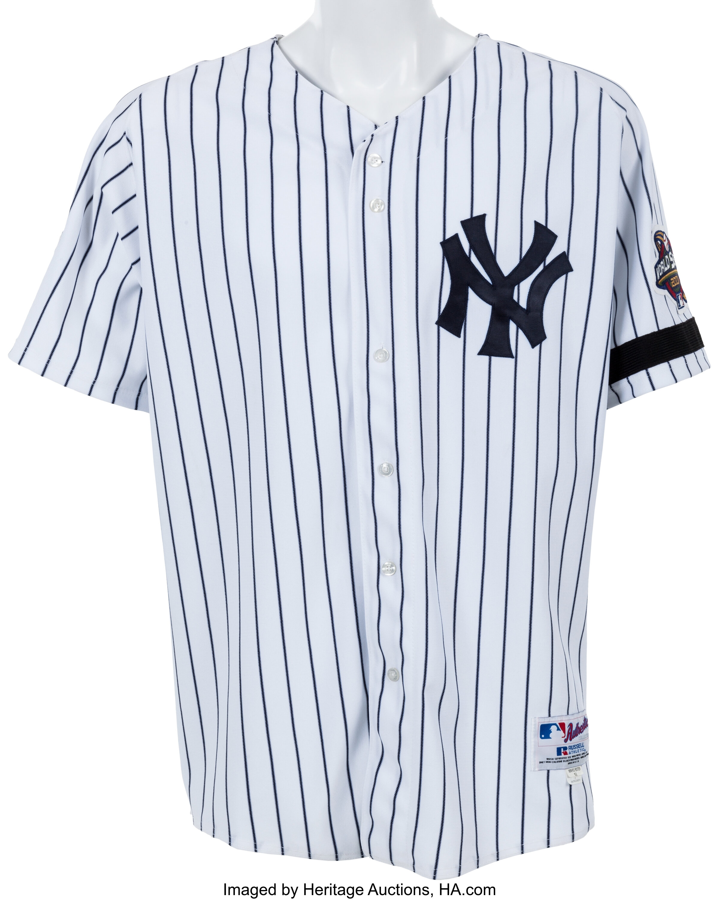 2001 Roger Clemens Game Worn New York Yankees World Series, Lot #82179