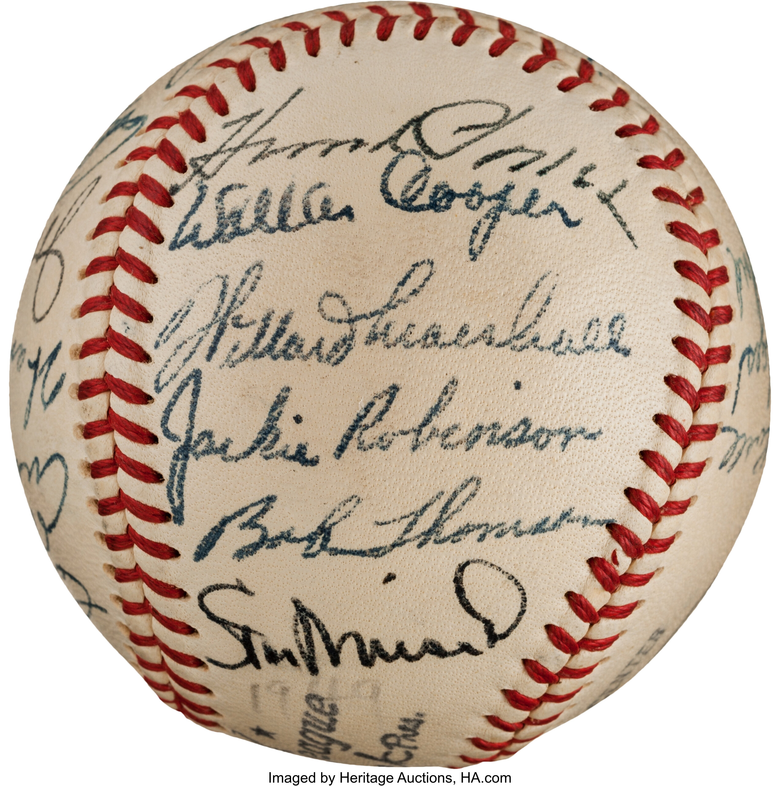 1949 National League All-Star Team Signed Baseball from The Stan, Lot  #81520