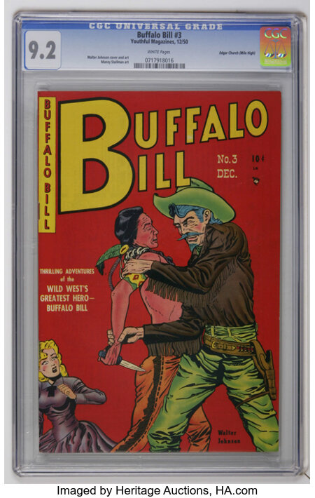 Buffalo Bill (1950 Youthful) comic books