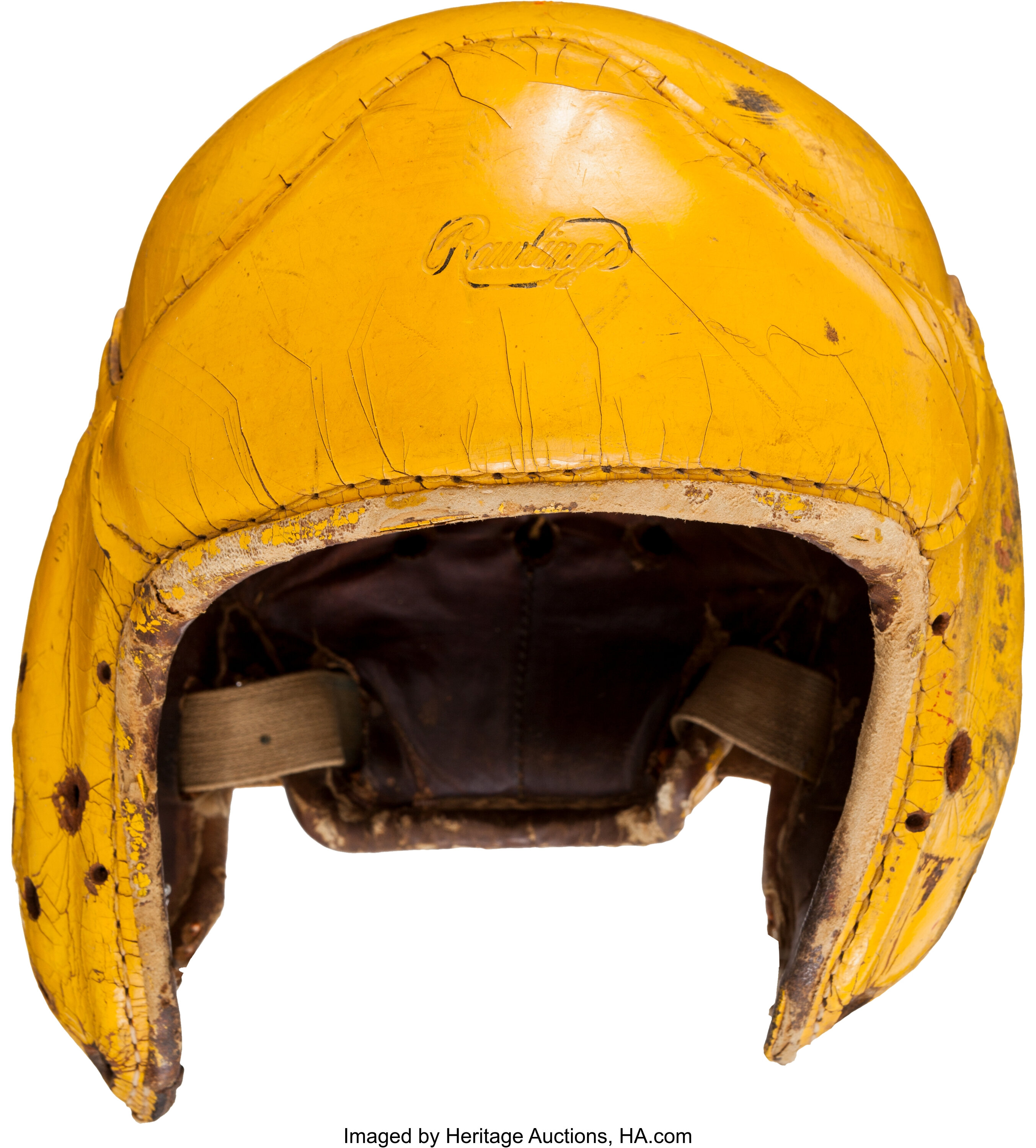 Vintage Green Bay Packers leather helmet fetches $33,600 at auction