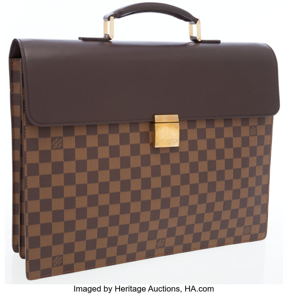 Louis Vuitton Altona Damier Ebene Work Bag Auction