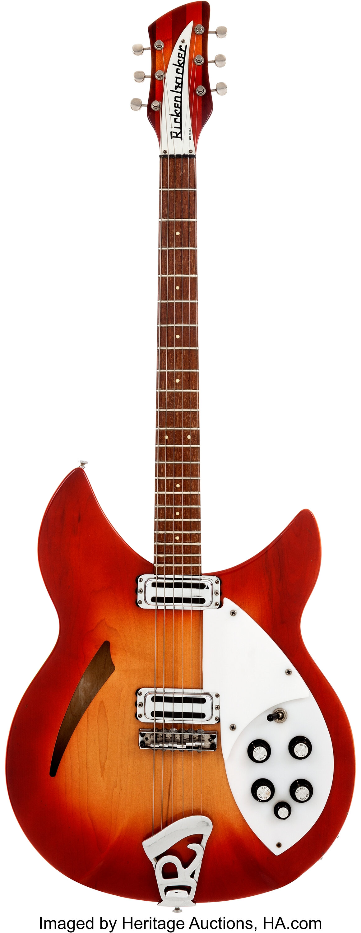 1967 Rickenbacker 330 Fireglo Semi-Hollow Body Electric