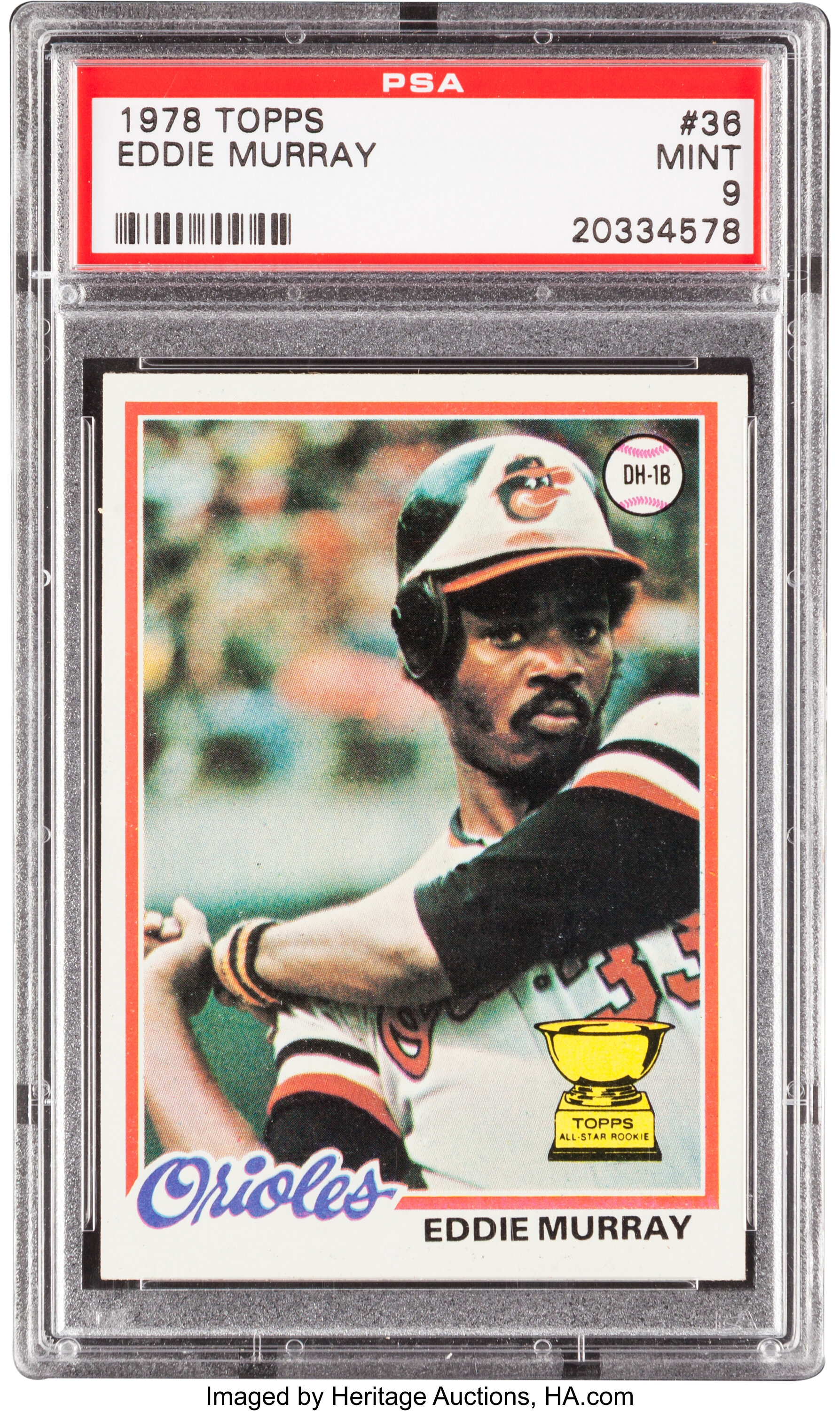 Baseball 1978 TOPPS EDDIE MURRAY #36 ALL-STAR ROOKIE Mint