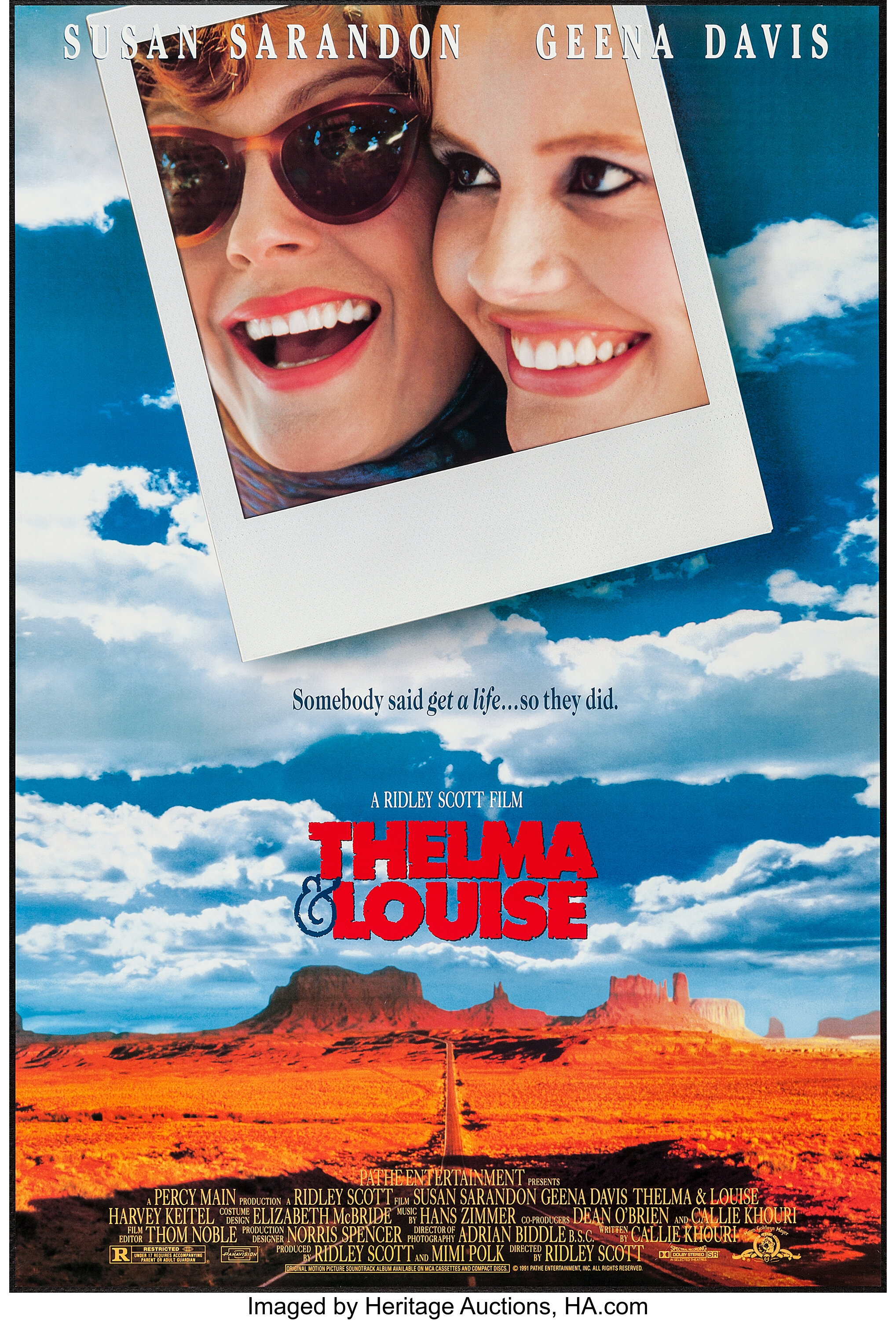 Thelma and Louise Movie Poster Minimalist Movie Poster A4 