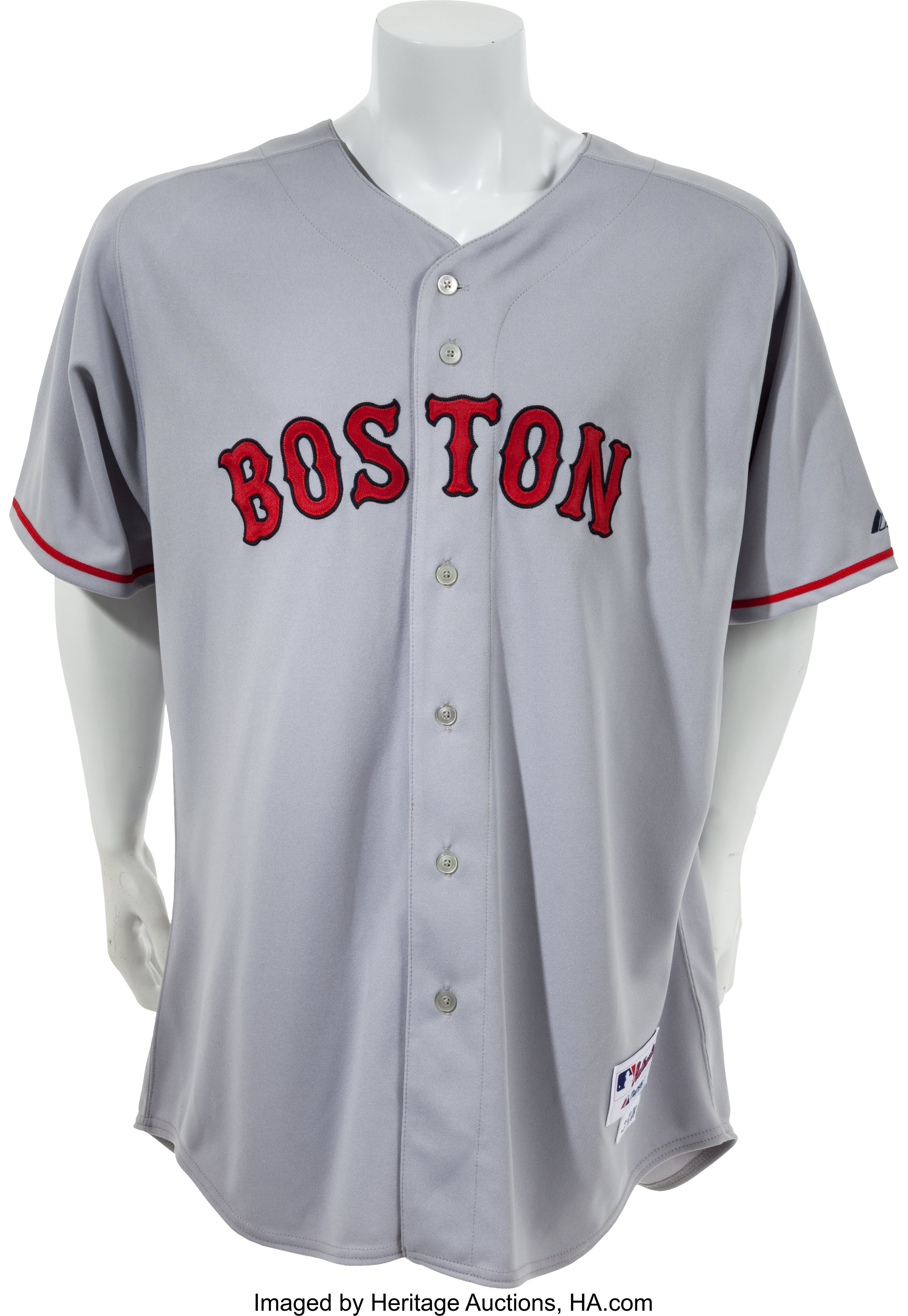 2008 Jon Lester Game Worn Boston Red Sox Jersey.  Baseball