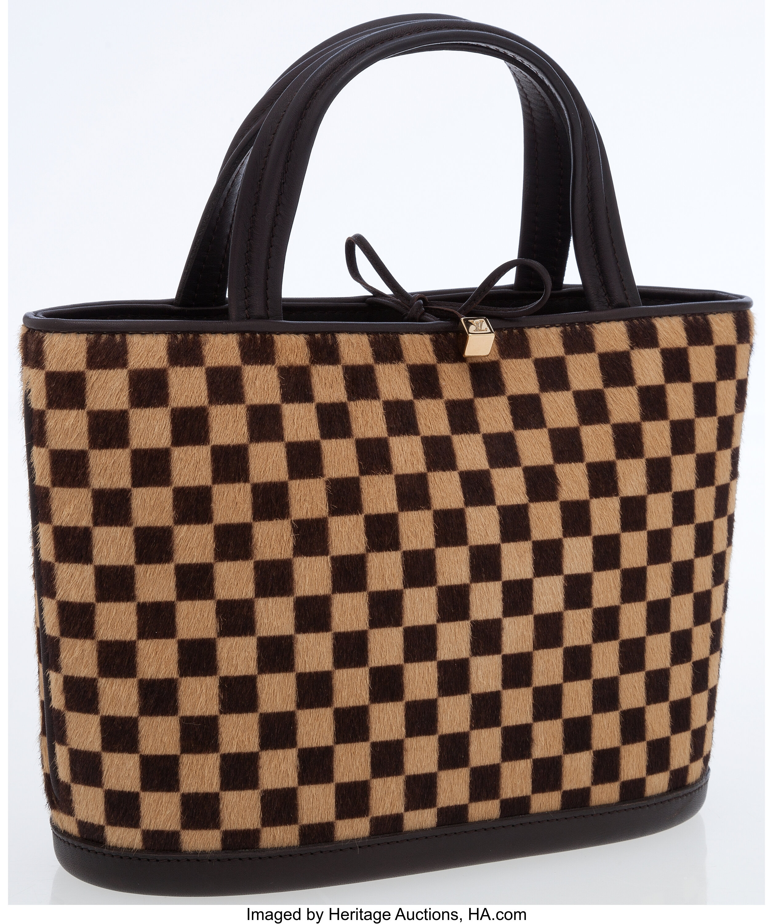 Sold at Auction: A Desirable Pair of Louis Vuitton Damier Ponyhair