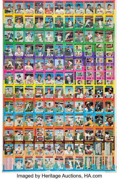 Lot Detail - 1977 Topps Baseball Uncut Sheet