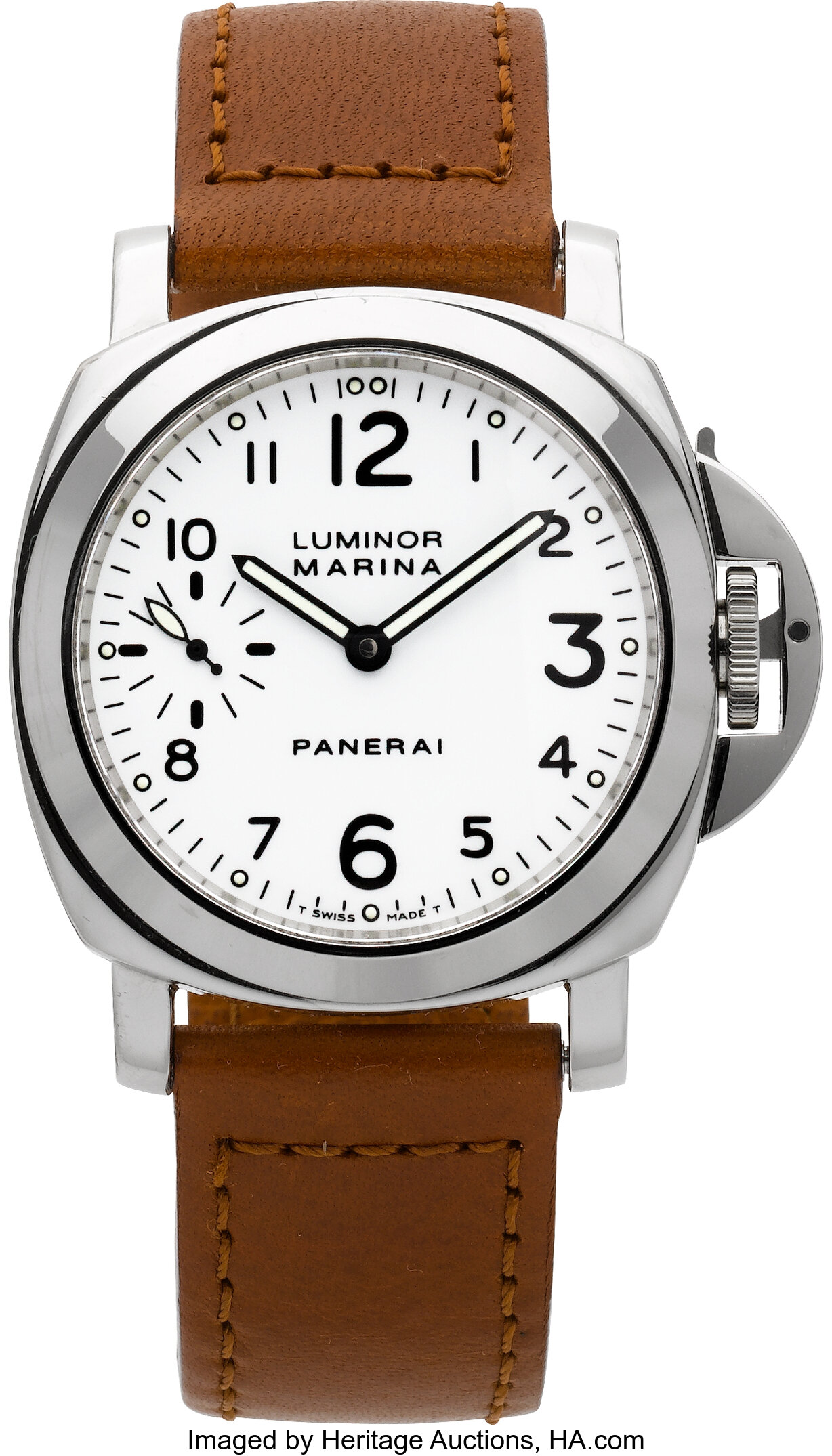 Panerai Luminor Marina OP 6502 Steel Wristwatch. Timepieces