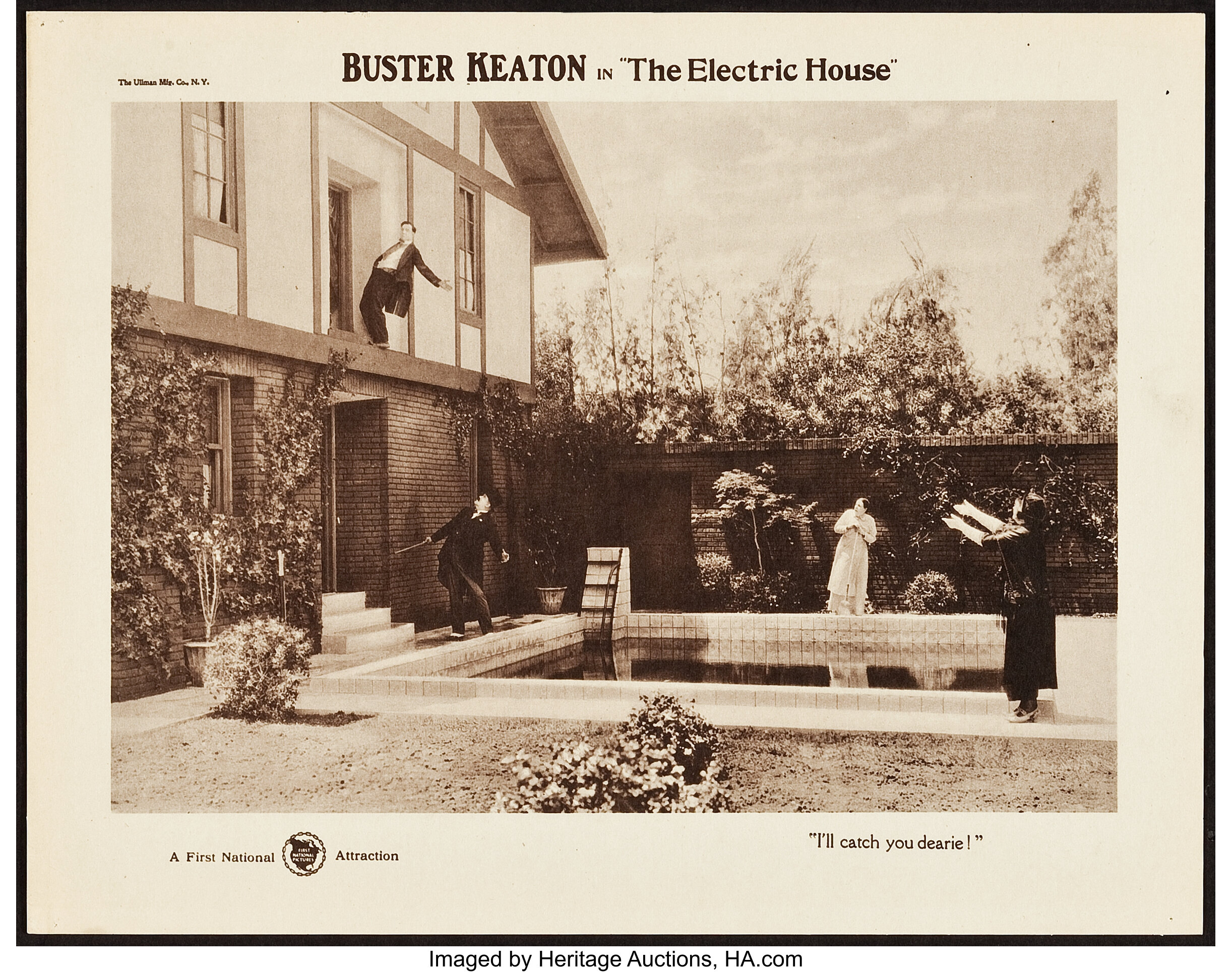 The Electric House First National 1922 Lobby Card 11 X 14 Lot 095 Heritage Auctions