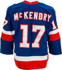 1978-79 Alex McKendry Game Worn New York Islanders Jersey., Lot #82522
