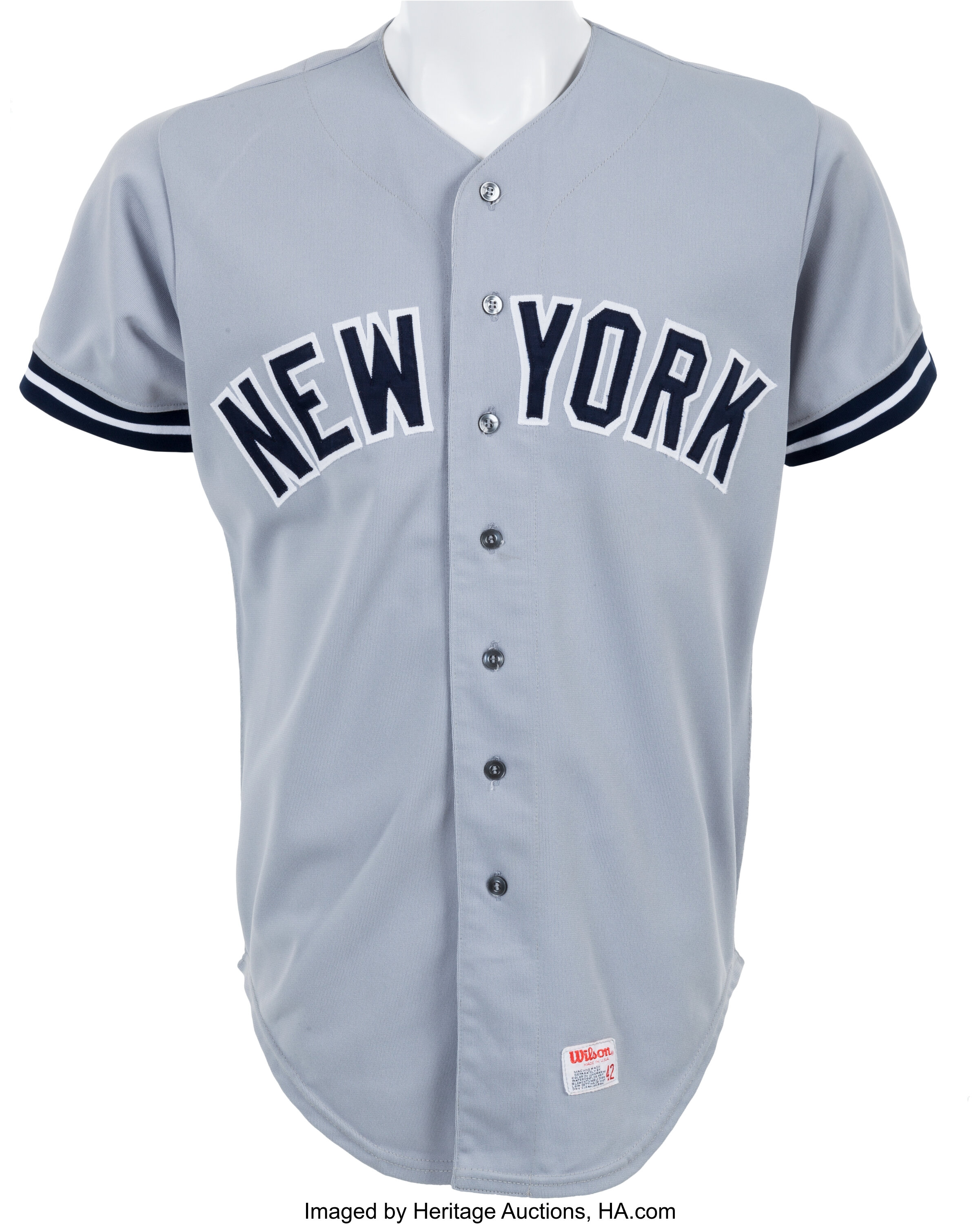 2021 New York Yankees #80 Game Issued White Jersey 16th Patch 46 64
