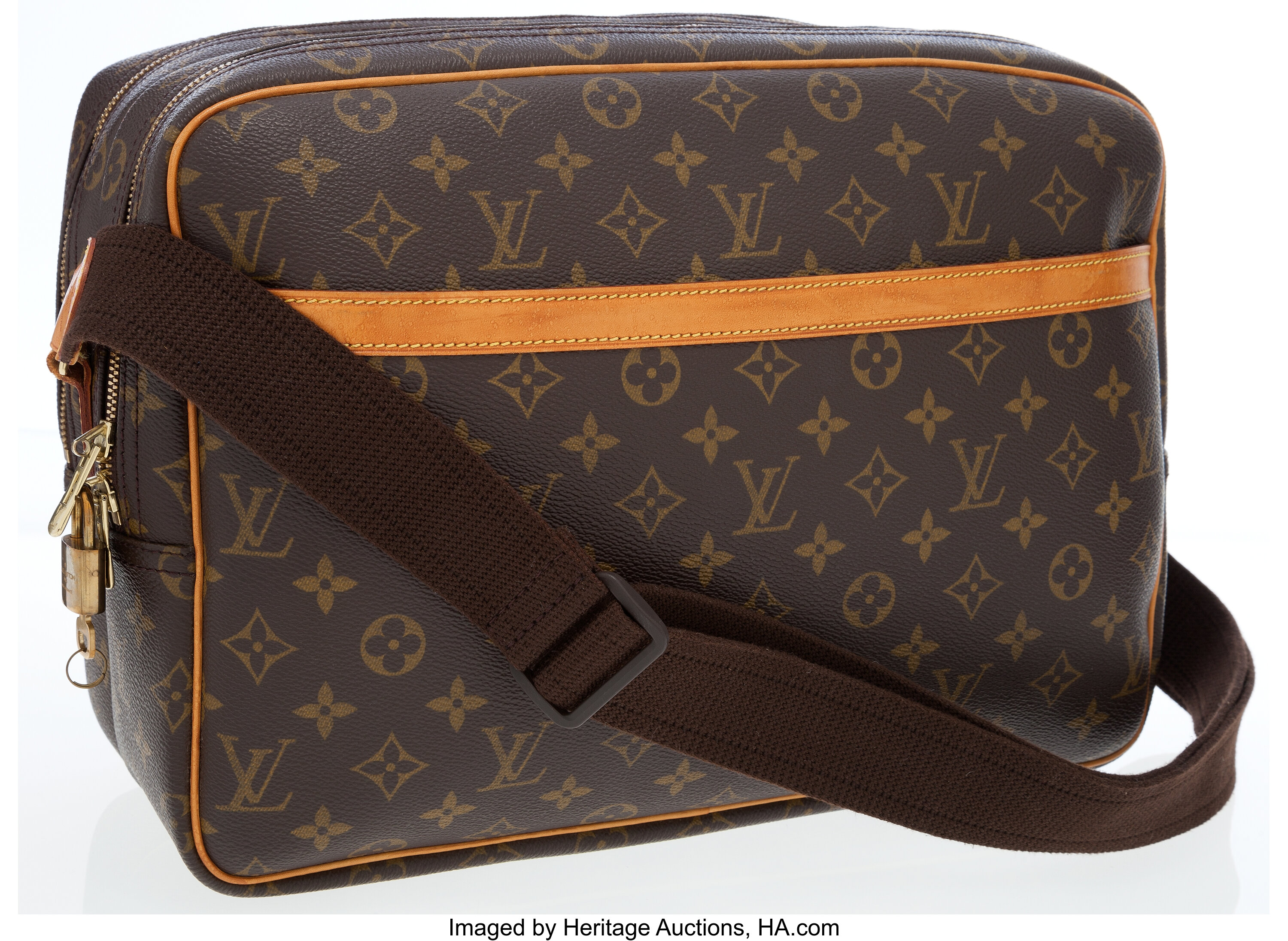 Sold at Auction: Louis Vuitton Monogram Reporter Bag