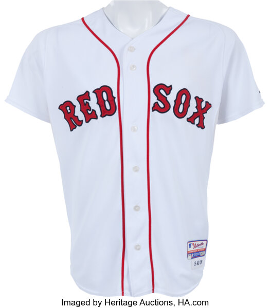 2009 Dustin Pedroia Game Worn Boston Red Sox Jersey.  Baseball, Lot  #82202
