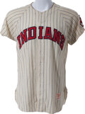 ROCKY COLAVITO Cleveland INDIANS Throwback JERSEY Men's L Large White NEW!  FAST!