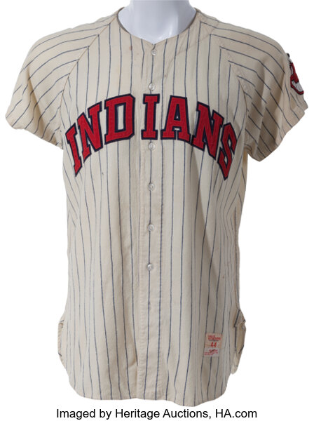 MAJESTIC  ROCKY COLAVITO Cleveland Indians 1965 Cooperstown Baseball Jersey