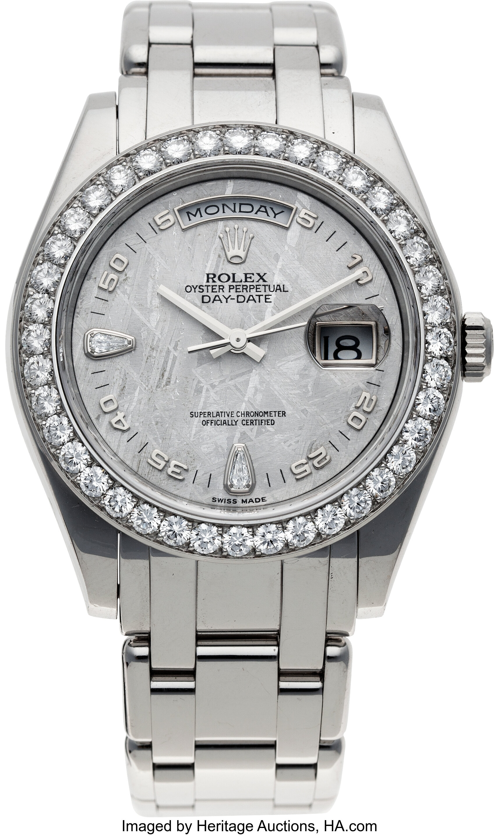 Rolex masterpiece platinum meteorite hot sale