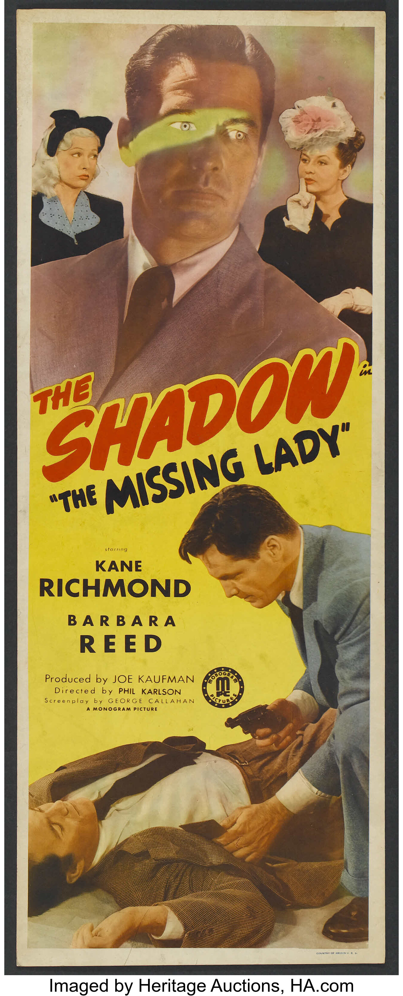 The Missing Lady (Monogram, 1946). Insert (14