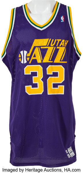 1999-2000 Karl Malone Game Used Utah Jazz Jersey – Heartland Sports  Memorabilia