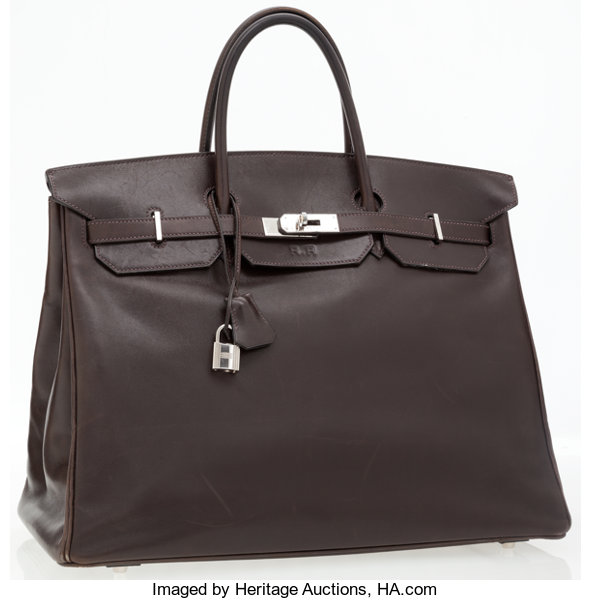 HERMES Box Leather Birkin