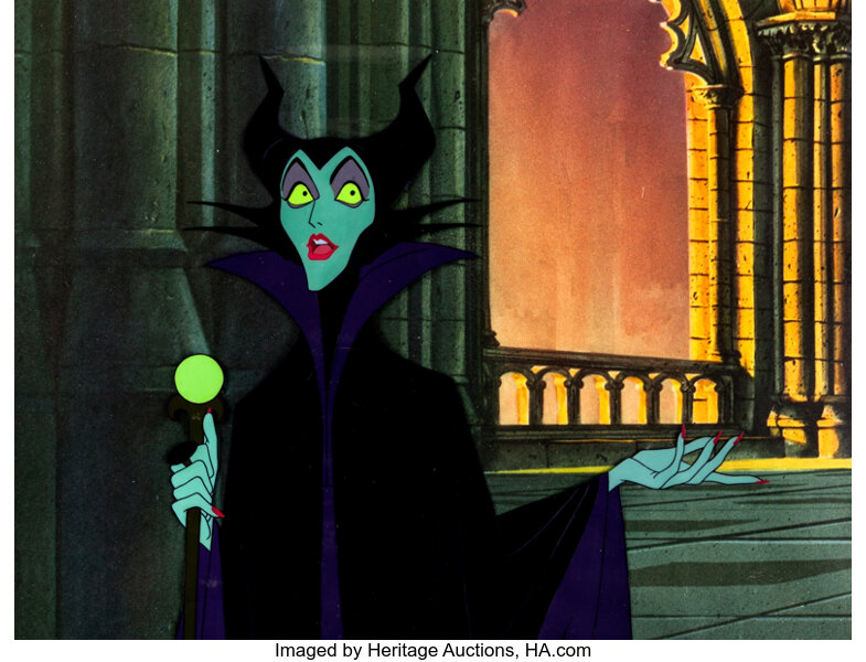 Animation Collection: Original Production Animation Cel of Maleficent from Sleeping  Beauty, 1959