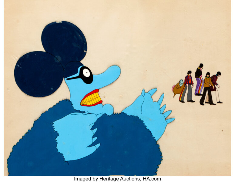 yellow submarine blue meanie