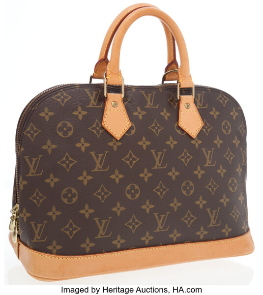 Sold at Auction: Louis Vuitton, Louis Vuitton Yellow Epi Leather Alma PM  Satchel