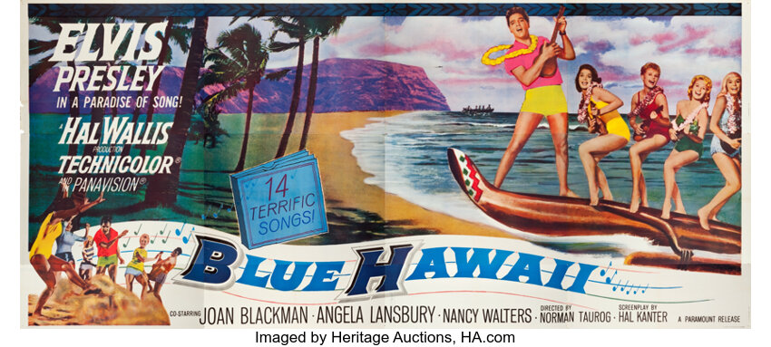 blue hawaii poster