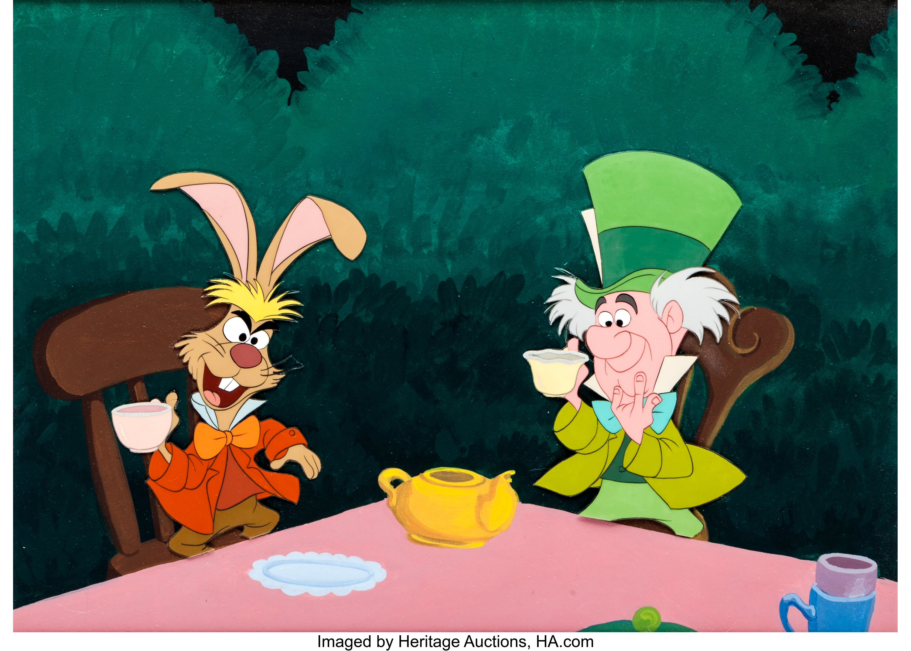 alice in wonderland cartoon march hare