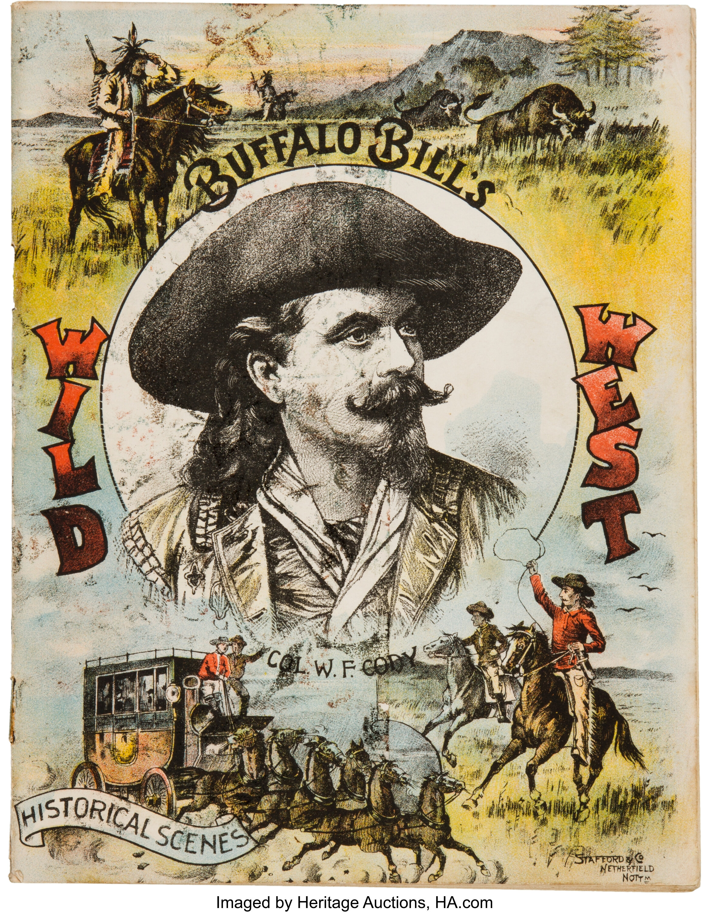 Buffalo Bill's Wild West: 1891 Programme.... Miscellaneous Ephemera ...