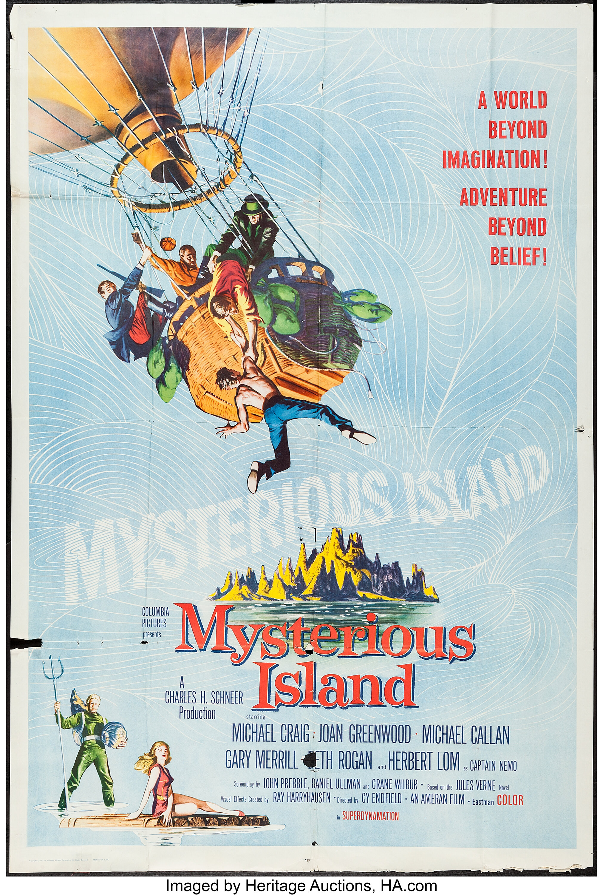 mysterious island 1961