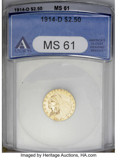 1914 D 2 12 Ms61 Anacs Ngc Census 12783778 Pcgs