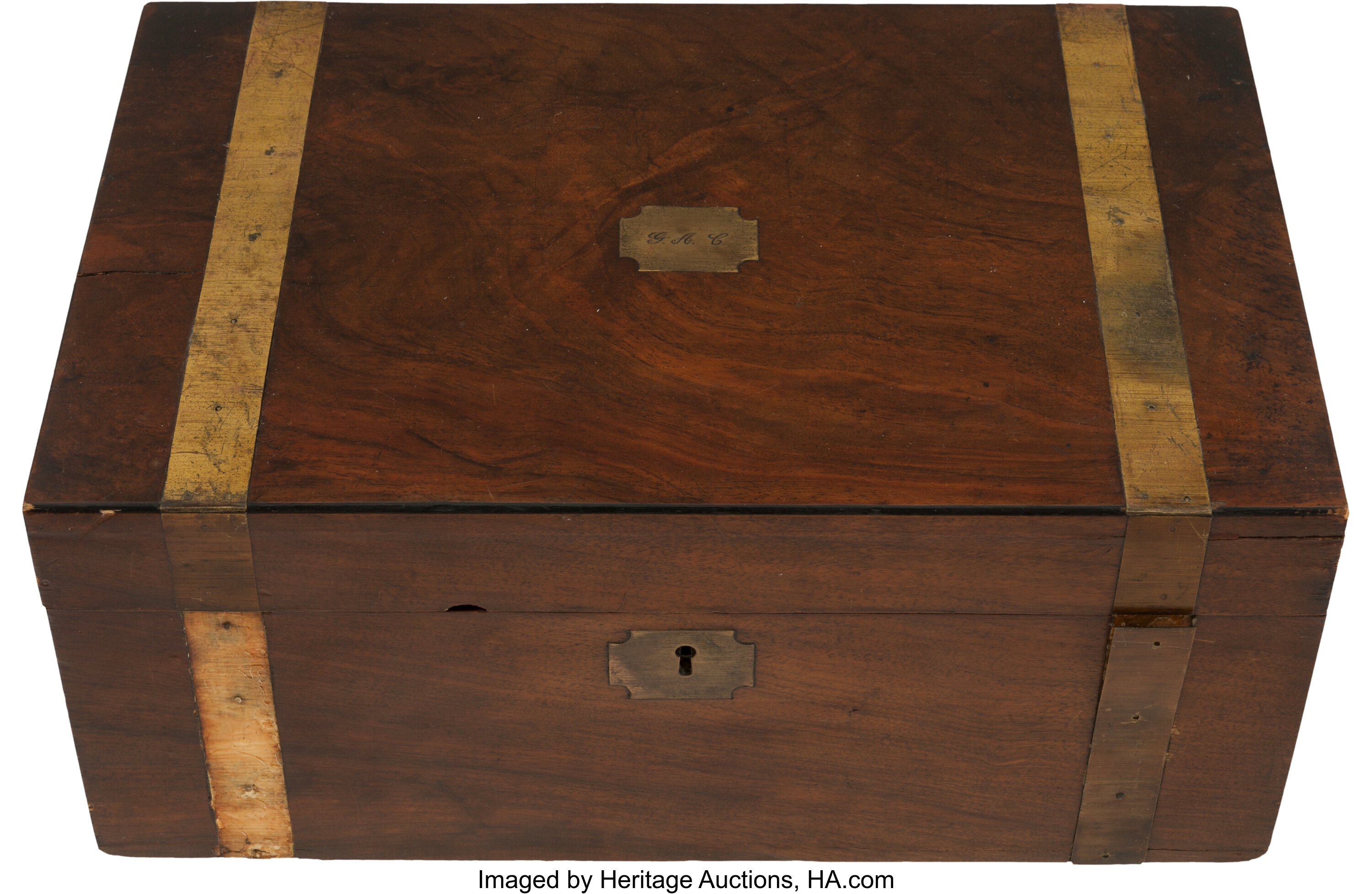 George Armstrong Custer His Personal Monogrammed Lap Desk