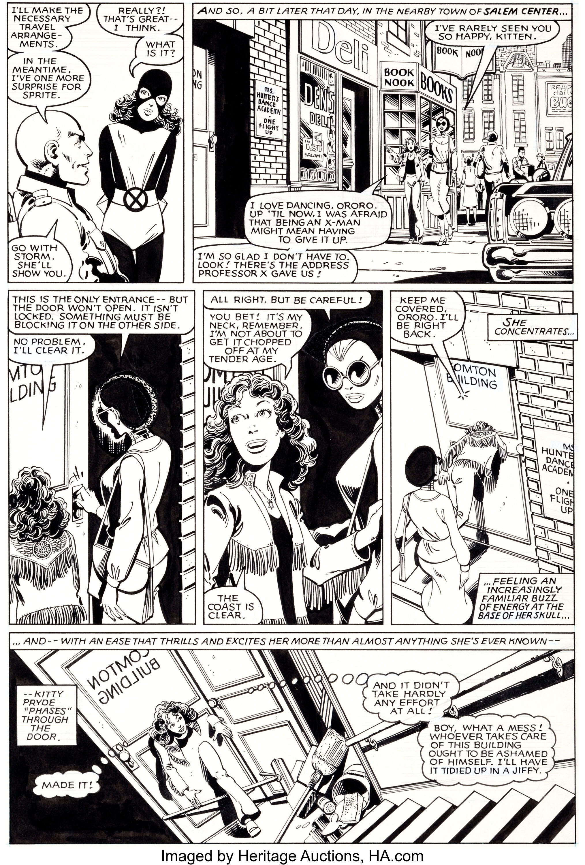 John Byrne and Terry Austin X-Men #139 Kitty Pryde Page 12 Original ...