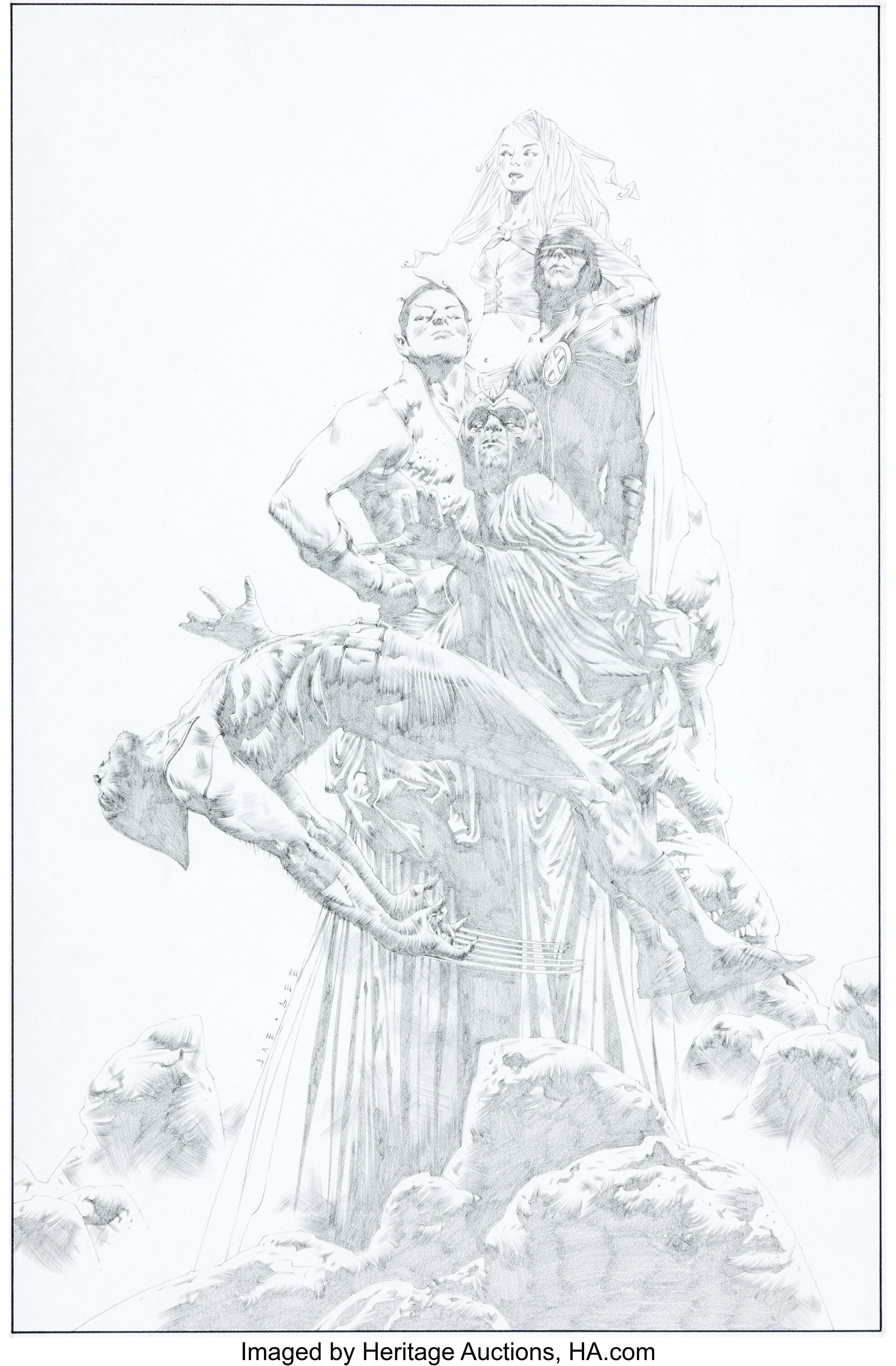 Jae Lee Wolverine #6 Pencil Cover Illustration Original Art | Lot #92236 |  Heritage Auctions