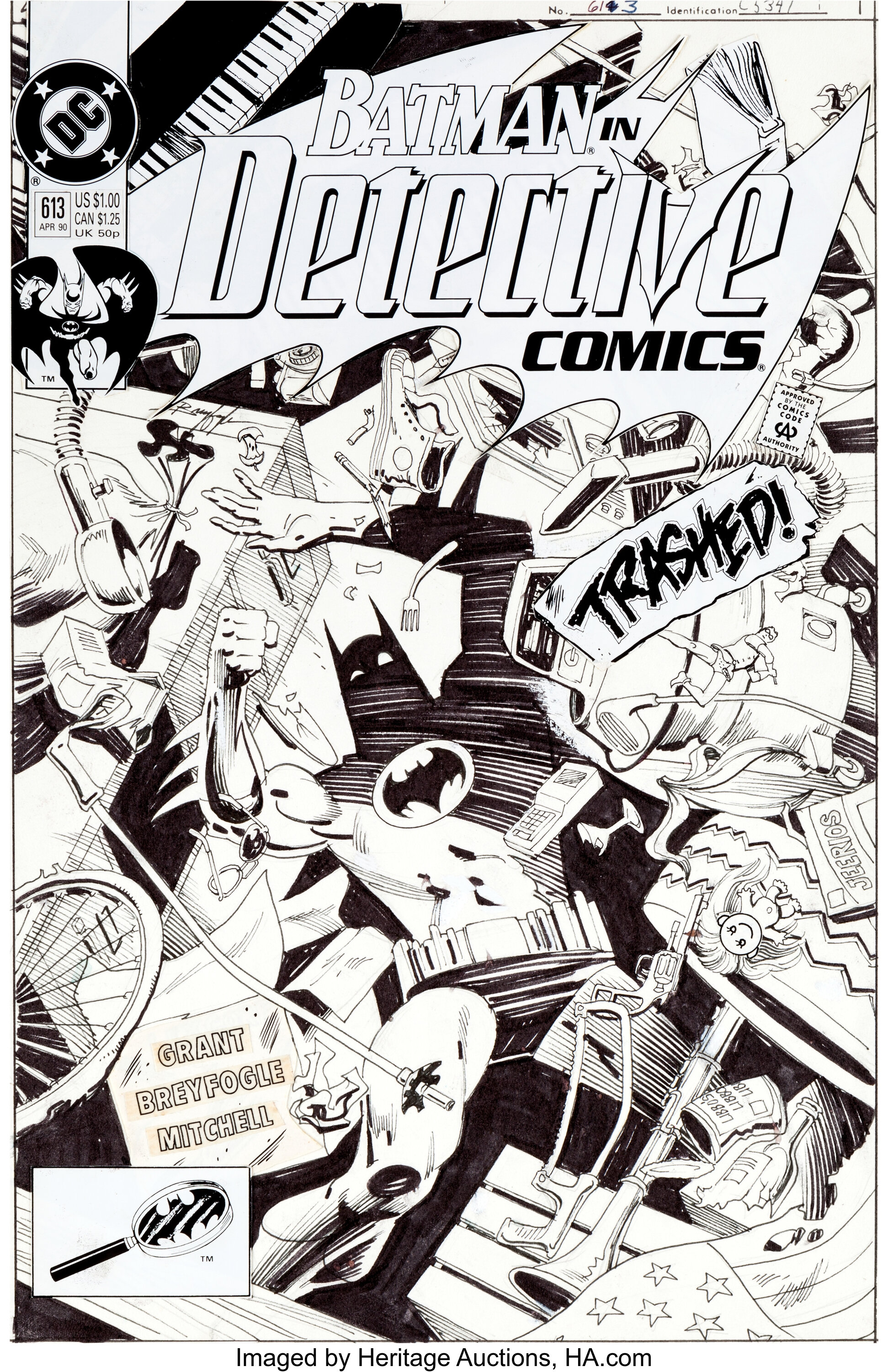 Norm Breyfogle Detective Comics #613 Batman Cover Original Art (DC, | Lot  #92047 | Heritage Auctions