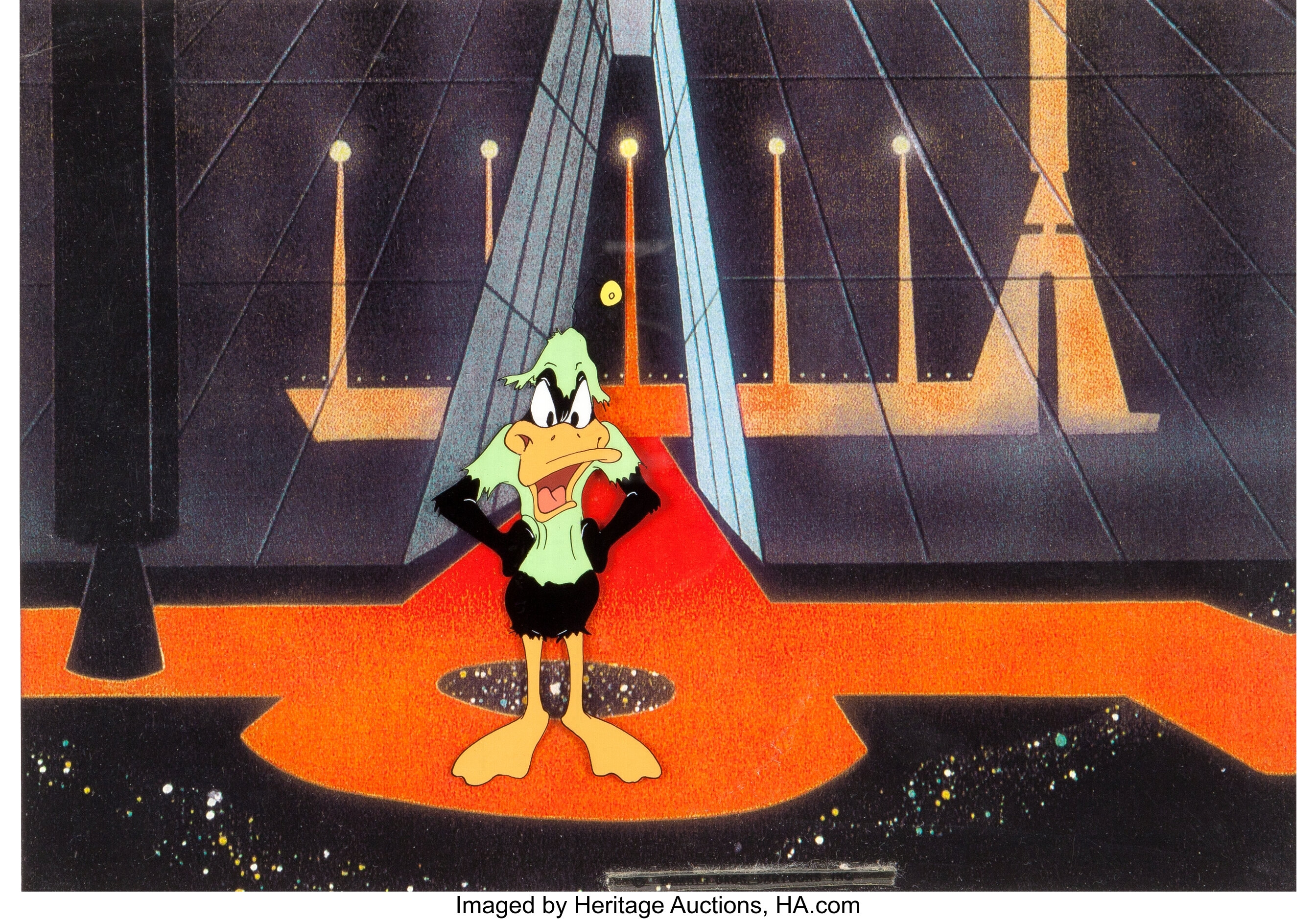 duck dodgers background