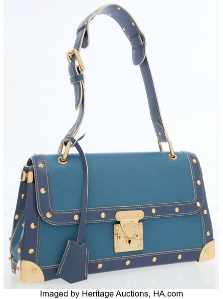 Louis Vuitton Blue Suhali Leather Le Talentueux Handbag