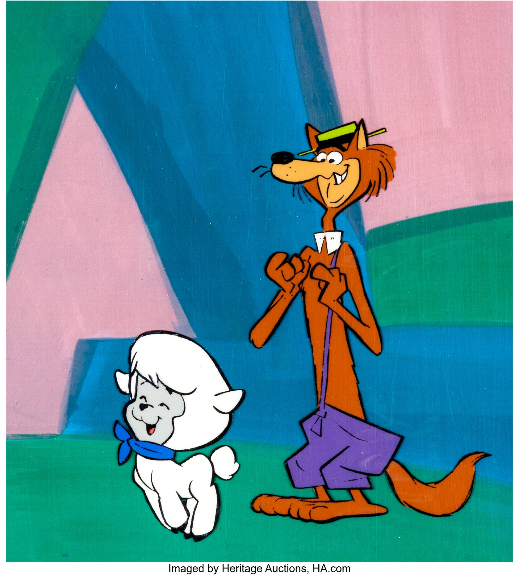 It's the Wolf Mildew Wolf and Lambsey Publicity Cel (Hanna-Barbera ...