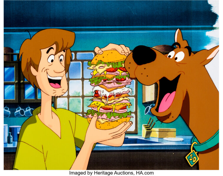 shaggy and scooby food