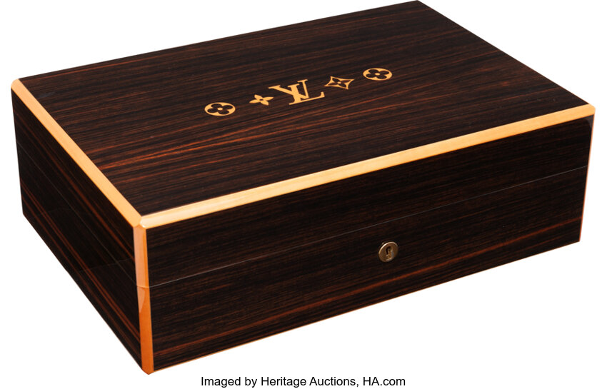 Personalized Cigar Humidor - Engraved LV Louis Vuitton Logo Design -  Promotional Products - Custom Gifts - Party Favors - Corporate Gifts -  Personalized Gifts
