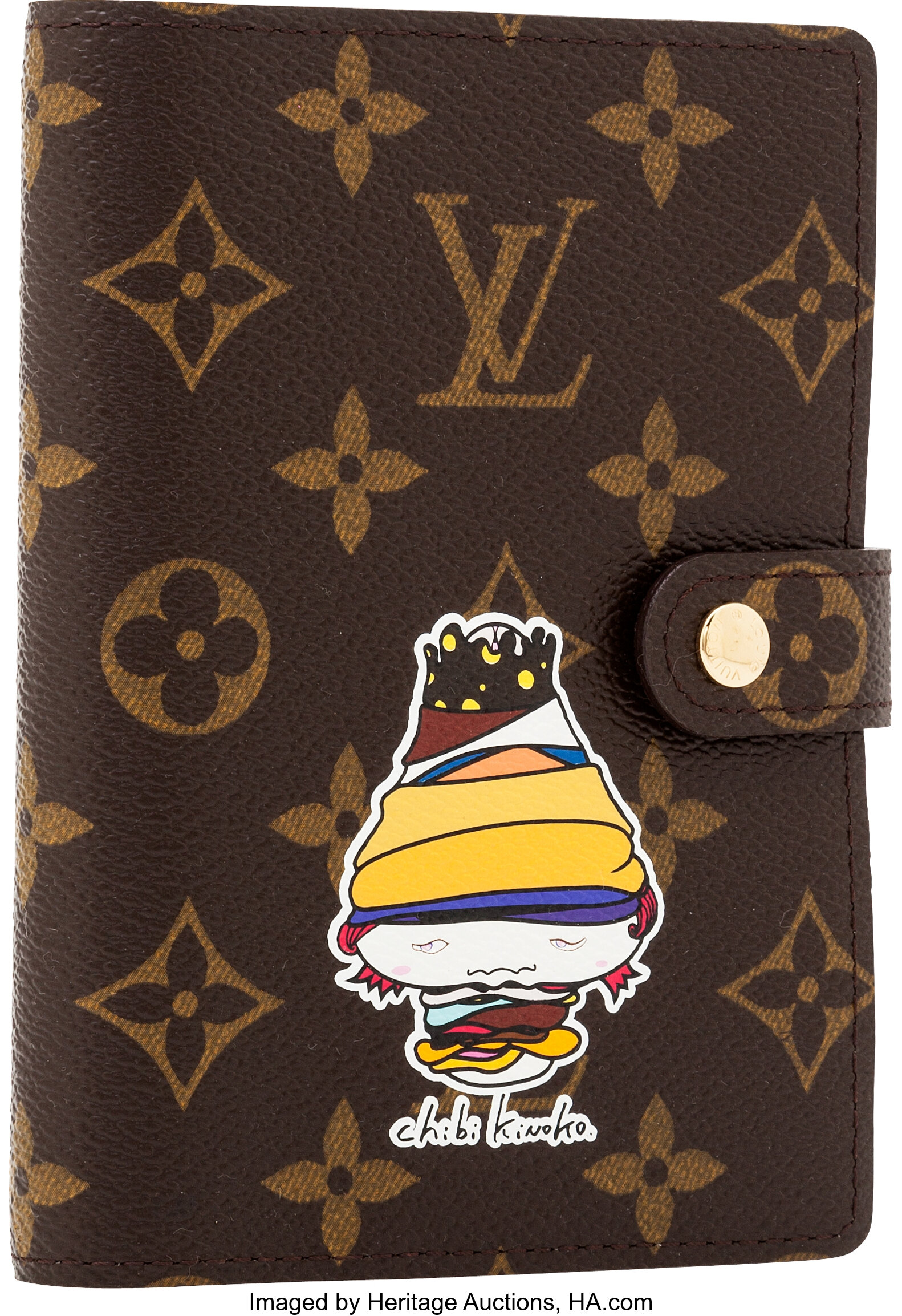 At Auction: Louis Vuitton, Louis Vuitton Brown Monogram Agenda