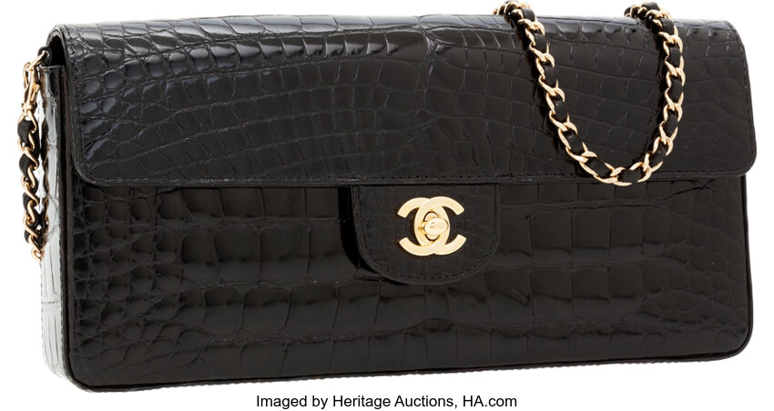 Chanel East West Modern Chain Tote in Metallic