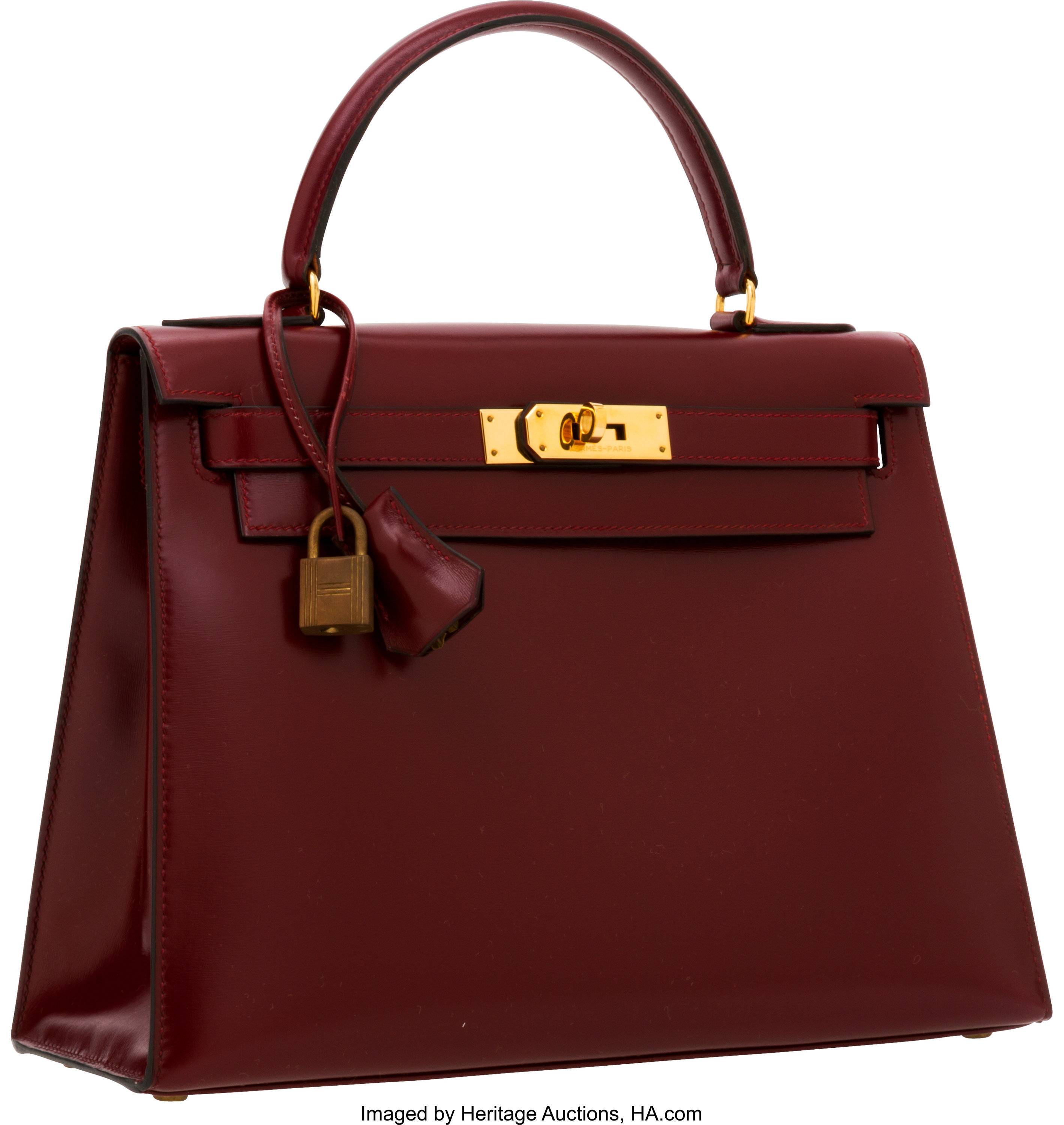 Hermes Kelly Sellier 20 Rouge H Chevre Gold Hardware