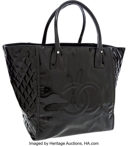 Black patent leather tote bag  Chanel: Handbags and Accessories