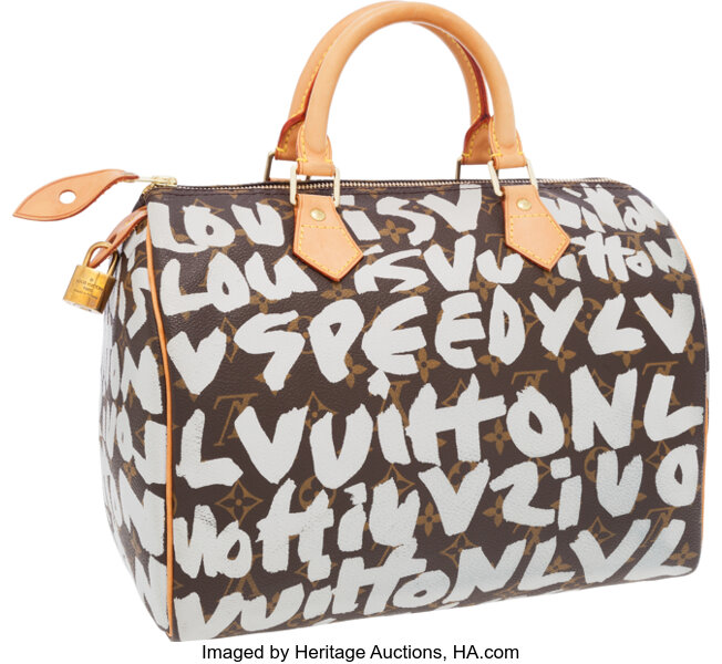 Louis Vuitton 2001 Pre-owned Monogram Graffiti Speedy 30 Handbag - Brown