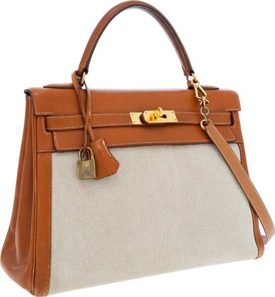 Hermes Kelly Bag 32cm Orange Epsom Gold Hardware