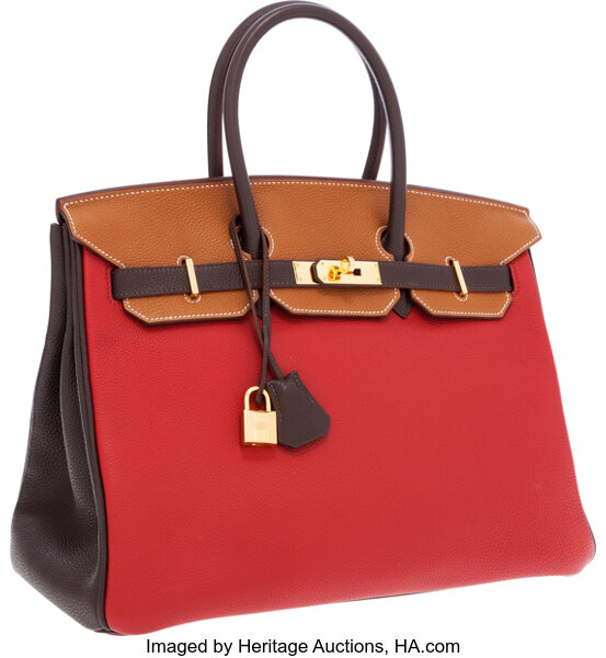 Hermes Birkin Chocolate 35cm with gold hardware