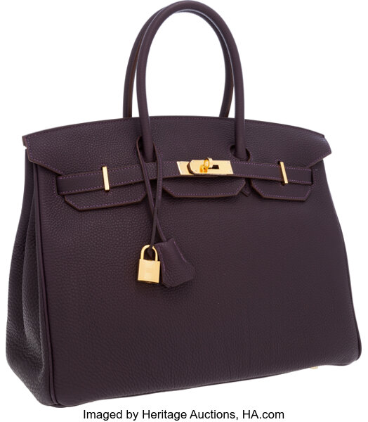 Hermes Birkin Bag 35cm Black Togo Gold Hardware