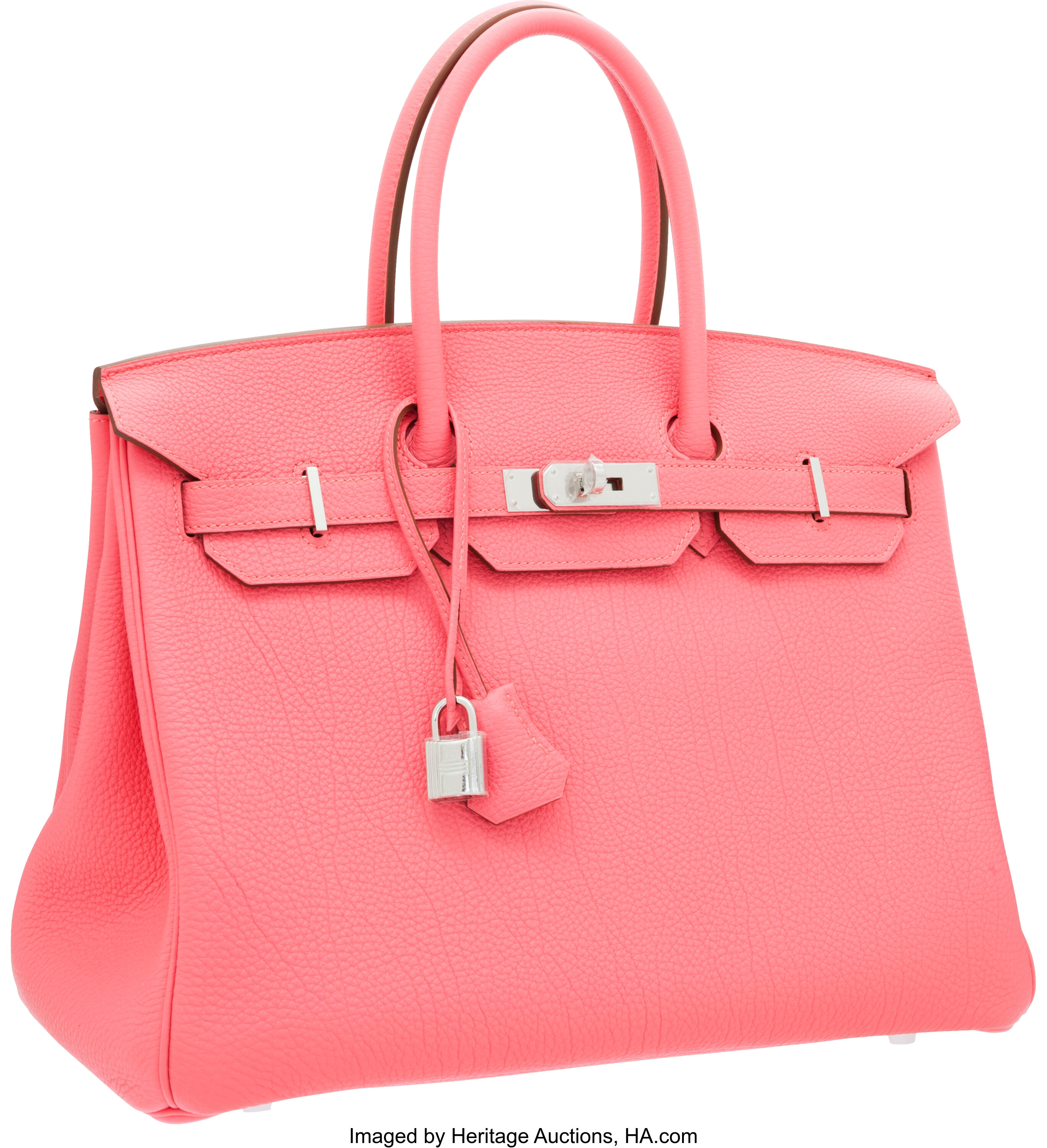 Rose Lipstick Birkin 35cm in Togo Leather with Palladium Hardware